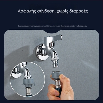 Πιστόλι νερού υψηλής πίεσης για πλύσιμο αυτοκινήτου και πότισμα κήπου — πολυλειτουργικό σετ με θήκη αποθήκευσης; κεφαλή ABS, λαβή PP, εμβέλεια ψεκασμού 50, κατάλληλο για οικιακή εξωτερική χρήση