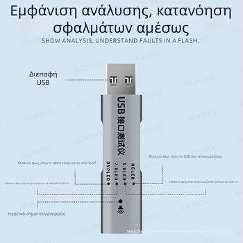 USB πρωτόκολλο ελεγκτής, φορητός μετρητής σύνδεσης σήματος USB 2.0/3.0, μοντέλο C01, XSOON
