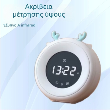 Όργανο μέτρησης ύψους και βάρους με LiDAR για παιδιά – Έξυπνο IR ακριβείας ηλεκτρονικό μέτρημα ύψους με οθόνη LED 3 ιντσών, επαναφορτιζόμενο, αφής