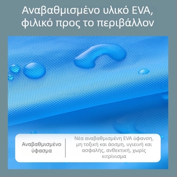Αδιάβροχο πανωφόρι EVA, παχύ ύφασμα, αδιάβρονη στρώση PVC κόλλα, για πεζοπορία