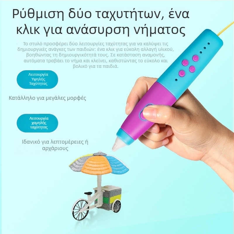 Στυλό 3D εκτύπωσης με θέμα το Χάλογουιν, αναλώσιμα PCL, χαμηλής θερμοκρασίας, χωρίς ηλεκτρικό ρεύμα