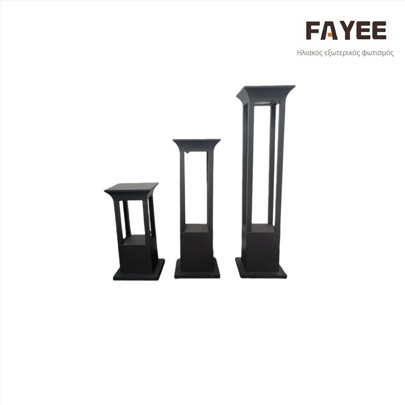 Ηλιακό εξωτερικό φωτιστικό γκαζόν IP65 αλουμίνιο 1.5W 6–12 ωρών λειτουργίας