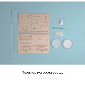 Ξύλινο DIY σετ ζυγός ισορροπίας STEM παιχνίδι για παιδιά 3–6 ετών, επιστημονικό πείραμα