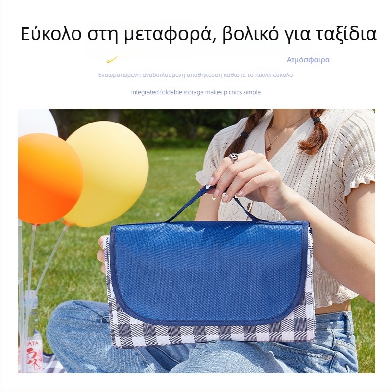 Χαλάκι πικνίκ εξωτερικού χώρου – Oxford ύφασμα, PVC αδιάβροχο στρώμα, 100% πολυεστέρας; κατάλληλο για παραλία, κάμπινγκ και πικνίκ
