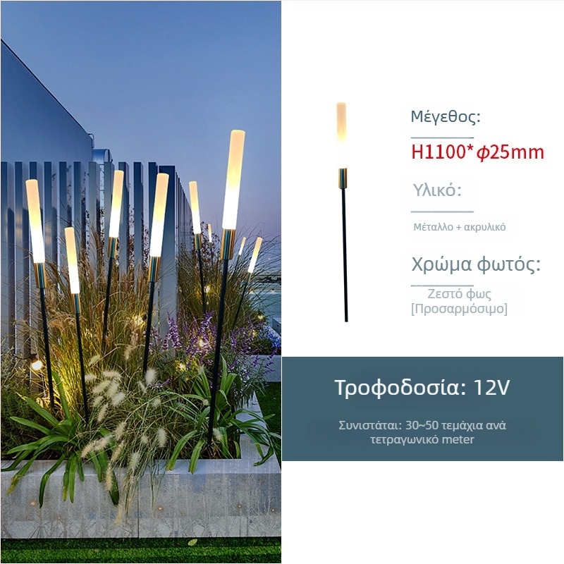 Εξωτερική LED λάμπα τοπίου – ηλιακό φως κήπου (IP65; LED; 400 W; 36 V; 6–12 h)