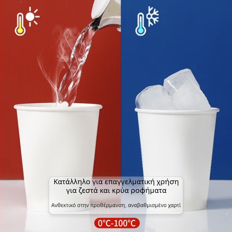 Λαμιναρισμένο χαρτινό ποτήρι για ζεστά ροφήματα, Balance Chaohui, χωρητικότητα 201-300 ml