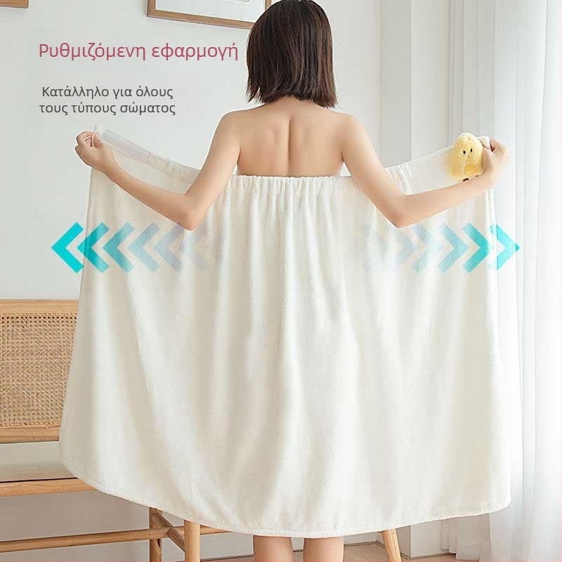 Γυναικεία καλοκαιρινή ρόμπα μπάνιου — απορροφητικό, γρήγορο στέγνωμα από φλίς κοραλλιού, πετσέτα για περιτύλιγμα, σετ τριών τεμαχίων