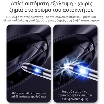 Πλαστικός αντιστατικός εκφορτιστής με κλειδοθήκη — Friendly, πολυλειτουργικός με στυλό εκφόρτισης