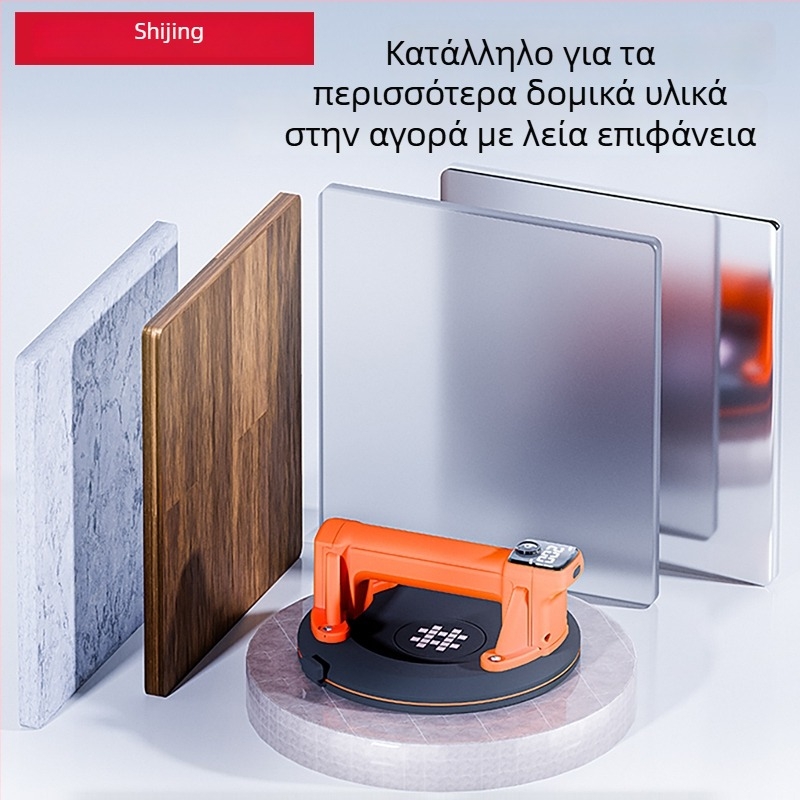 Ηλεκτρικός ανυψωτής κενού με κύπελλο αναρρόφησης για επιφάνειες από ανοξείδωτο ατσάλι, 36V