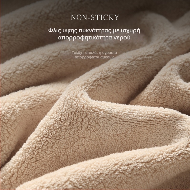 Μπουρνούζι ζευγαριού από φλίς κοραλλιών, Unisex, Χειμερινό μακρύ μπουρνούζι, 100% Πολυεστέρας