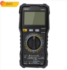 Ψηφιακός πολύμετρο για ηλεκτροτεχνικούς — μέτρηση DC τάσης, χωρητικότητας και θερμοκρασίας, υψηλή ακρίβεια