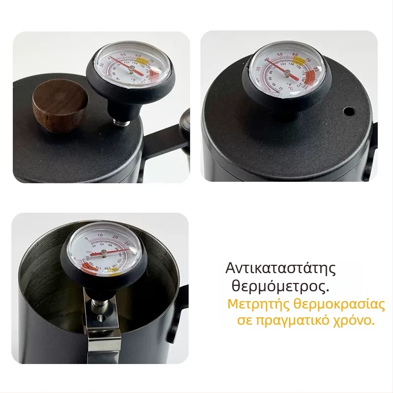 Θερμόμετρο καφέ, τύπος θερμομέτρου νερού, 2°C ακρίβεια, προσαρμοστικό, κυκλοφόρησε το 2023, απλό στυλ