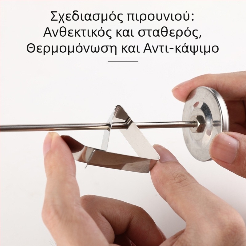 Μηχανικό θερμόμετρο φαγητού με ανιχνευτή τύπου ζώνης για βρεφικό γάλα, γάλα και καφέ