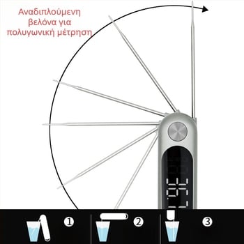 Θερμόμετρο φαγητού με πτυσσόμενο σχέδιο, IP6 αδιάβροχο και ανθεκτικό στη σκόνη, ανάλυση 0,1°C | αδειοδοτούμενο ιδιωτική ετικέτα