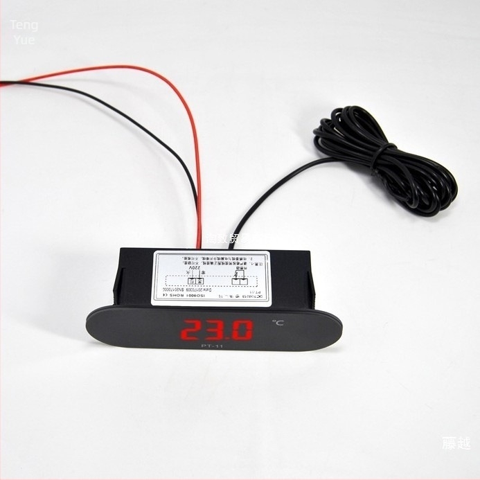 Βιομηχανικό ψηφιακό θερμόμετρο με αισθητήρα και οθόνη, έως 300°C