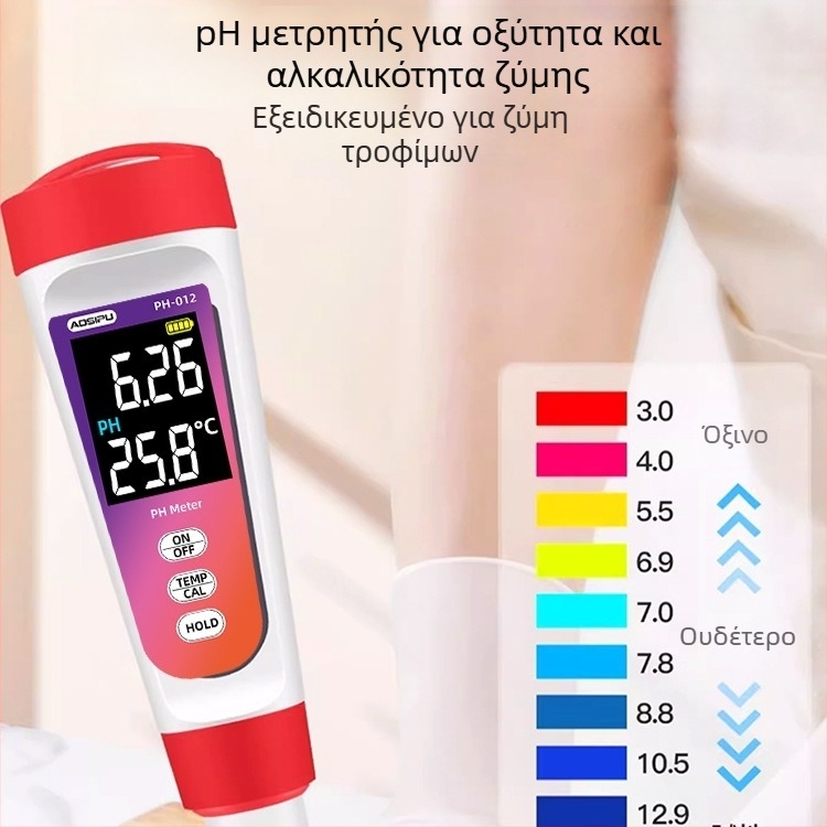 Πένα μέτρησης pH και αλκαλικότητας ζύμης για ατμισμένα ψωμάκια
