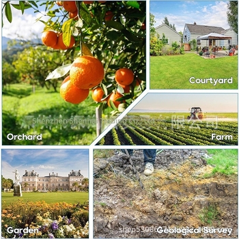 Δοκιμαστικός σωλήνας δειγμάτων εδάφους από ανοξείδωτο χάλυβα, βαριά κατασκευή με ρυθμιζόμενη διάρκεια και λαβή τύπου Τ — εξωτερική χρήση, μοντέλο Detection Needle, βάρος 900 g