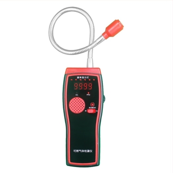 Φορητός ανιχνευτής αερίων για οικιακά εύφλεκτα αέρια, με ψηφιακή οθόνη και συναγερμό υψηλής ευαισθησίας