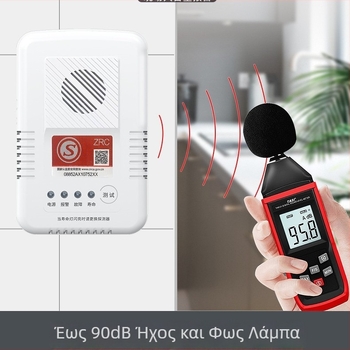 Σταθερός ανιχνευτής διαρροής εύφλεκτων αερίων οικιακής χρήσης – μοντέλο PG-R03D, ανιχνεύει μεθάνιο/φυσικό αέριο/υγραέριο/προπάνιο, 220V/50Hz