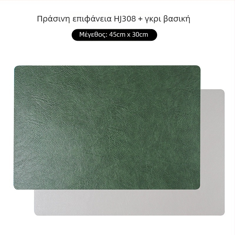 Τετράγωνη δερμάτινη σουπλά τραπεζιού σε σκανδιναβικό στυλ, ρετρό φινίρισμα πολυτελείας, αδιάβροχη και ανθεκτική στην υγρασία, διπλό στρώμα μόνωσης, για οικιακή χρήση