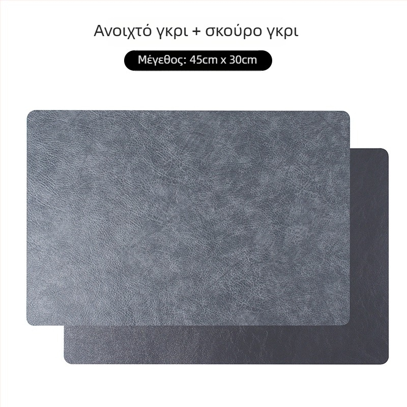 Τετράγωνη δερμάτινη σουπλά τραπεζιού σε σκανδιναβικό στυλ, ρετρό φινίρισμα πολυτελείας, αδιάβροχη και ανθεκτική στην υγρασία, διπλό στρώμα μόνωσης, για οικιακή χρήση