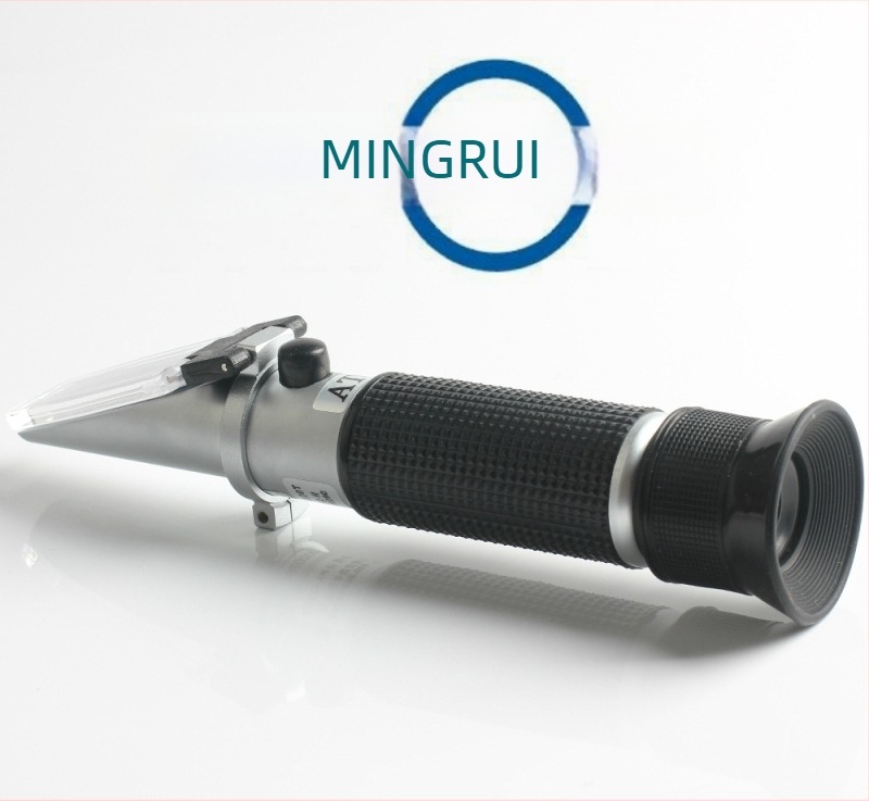 Πρισματικός ρεφρακτομετρητής Ming Rui LB18T για μέτρηση σακχάρου σε φρουτάκια γλυκίσματα, εύρος μέτρησης 0-18 Brix, ανάλυση 0.1 Brix, βάρος 210 g