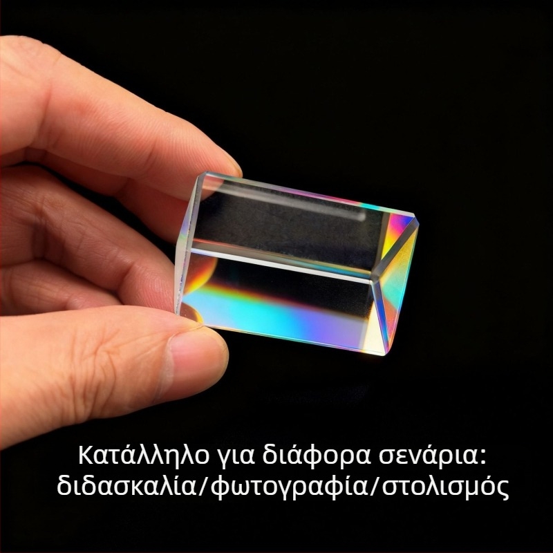 Κ9 οπτικό γυαλί, τριγωνικό πρίσμα για παραδείγματα διάθλασης, εκπαιδευτικό εργαλείο για οπτικά όργανα