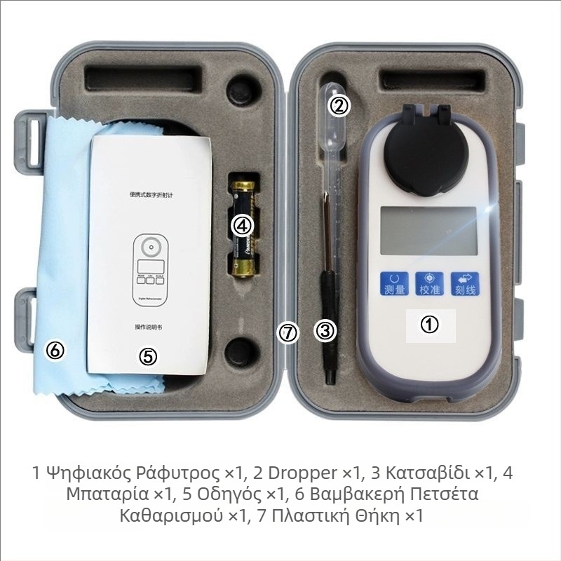 Ψηφιακός Μετρητής Αλατότητας για Θαλάσσιας Υδατοκαλλιέργειας – Δοκιμαστής Ειδικής Βαρύτητας, Ρεφρακτομέτρο, Εξοπλισμός Θαλάσσιου Ενυδρείου (Πλαστικό)