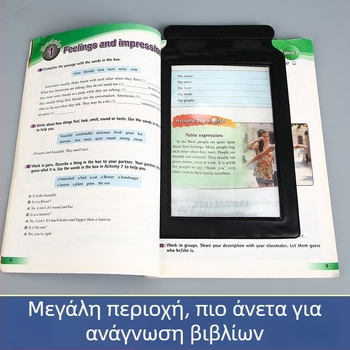 Μεγεθυντικός φακός ανάγνωσης με Φρένελ φακό για ηλικιωμένους – Υψηλής ευκρίνειας ανάγνωση, εξουσιοδοτημένη ιδιωτική μάρκα Kangneng