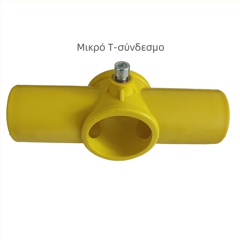 Morimao γωνιακό εξάρτημα σωλήνα PPR για κιγκλιδώματα σκάλας με πλαστική βάση