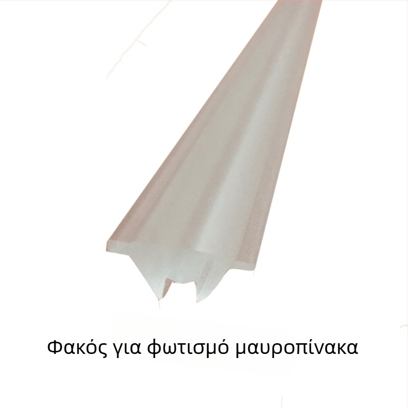 Ακρυλική οπτική φακός φωτισμού πίνακα τάξης, πολωμένος, διαφάνεια 90%, διαστάσεις 22.4×10.4 мм, γωνία δέσμης 90°, μοντέλο 21022501