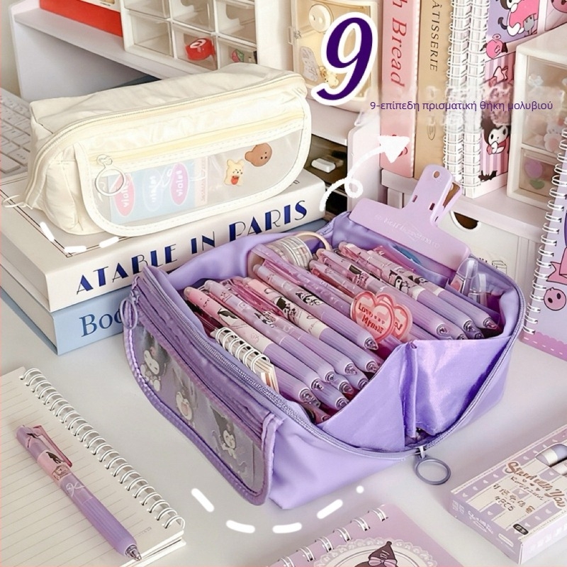 Θήκη μολυβιών από καμβά – για κορίτσια, παιδικό στυλ, βασική συσκευασία