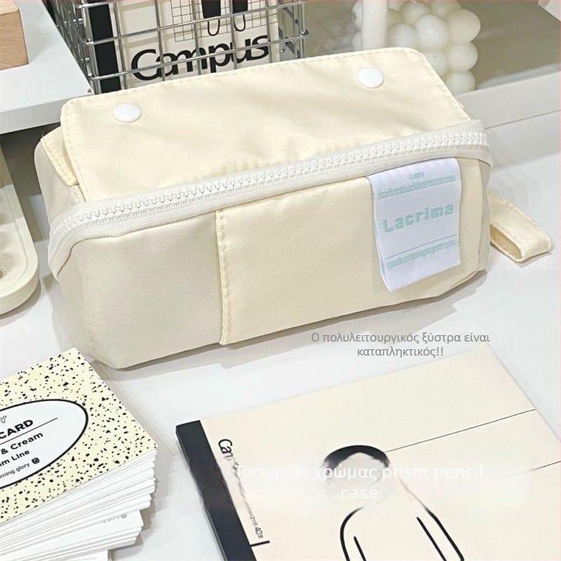 Θήκη μολυβιών με αναδιπλούμενο πρισματικό σχέδιο и μεγάλη χωρητικότητα – unisex, INS στιλ