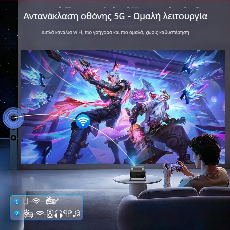 xnano HA109 Φορητός Προβολέας - LCD, ανάλυση 720P, 40W, φωτεινότητα 150