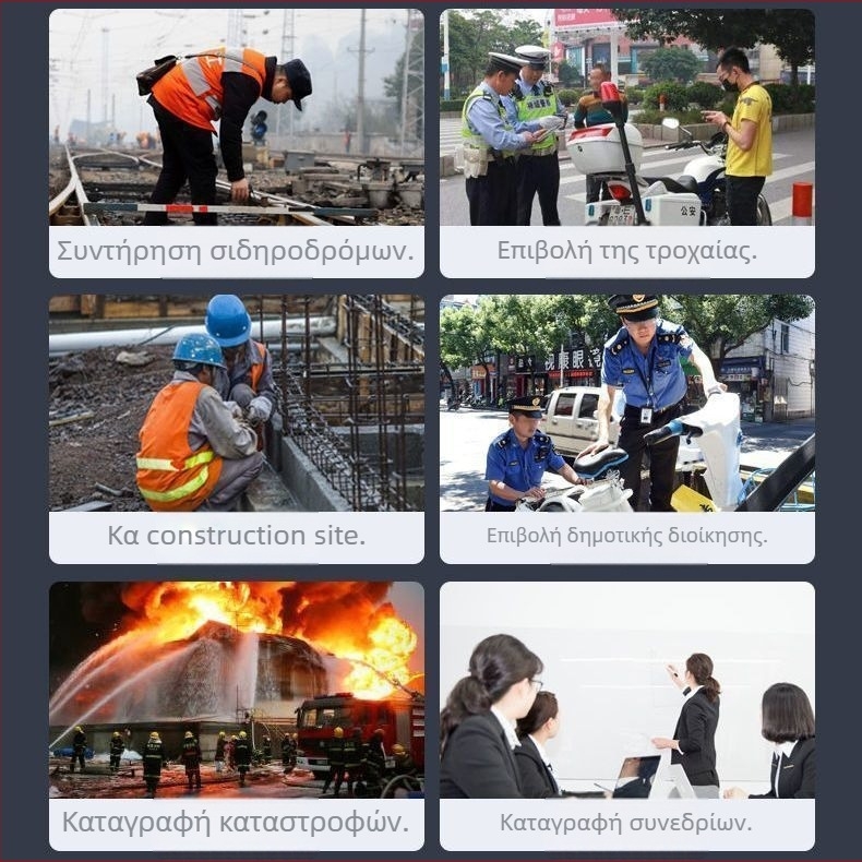 Κάμερα σώματος αστυνομίας με κλιπ, 1080p, F1.0, ανίχνευση κίνησης, TF κάρτα, λειτουργία με κουμπί