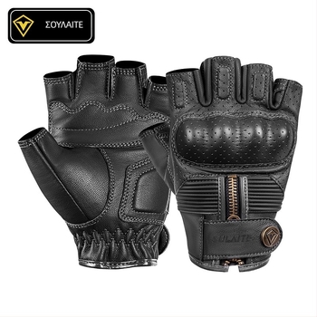 Speed Light Γάντια μοτοσικλέτας με μισό δάχτυλο – Ιπποτικό στυλ, EVA, αναπνεόμενα, προστασία