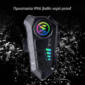 Y10 ενδοεπικοινωνία Bluetooth για κράνος πλήρους προσώπου