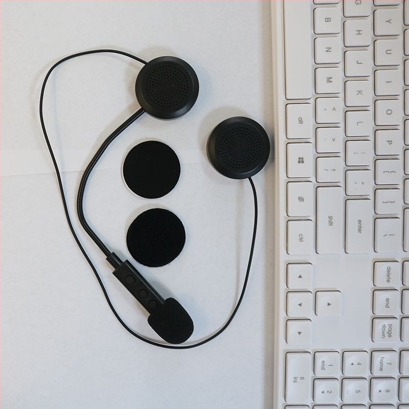 Ακουστικό Bluetooth για κράνος μοτοσικλέτας – ισχυρός στερεοφωνικός ήχος, αδιάβροχο, για κλήσεις και μουσική, Bluetooth 5.0, εμβέλεια 10 m, διπλό στερεοφωνικό ήχο, διάρκεια μπαταρίας 160 h