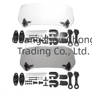 Ζελατίνα μοτοσικλέτας με αύξηση ύψους μπροστά, μοντέλο Mgwde01, Universal συμβατότητα, αναδιπλώσιμη, HD, ανθεκτική σε γρατσουνιές