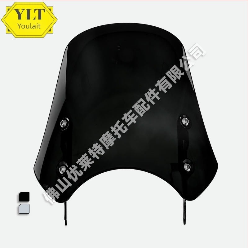 Polycarbonate μπροστινό παρμπρίζ για Yamaha XSR900 16-19 από τη WOLF LINE; προστασία από τον ήλιο, ανθεκτικό στη φθορά, μη ανακλαστικό