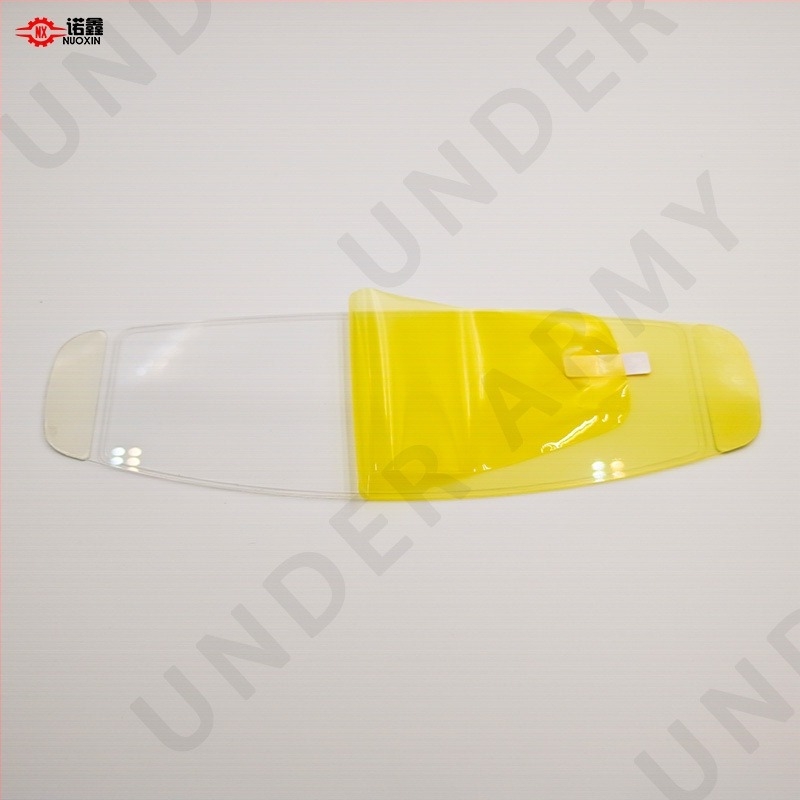 Αντιθαμβωτικό αυτοκόλλητο ορατήριου κράνους, universal μοντέλο, προσαρμοζόμενο, προστασία από τον άνεμο και τη σκόνη