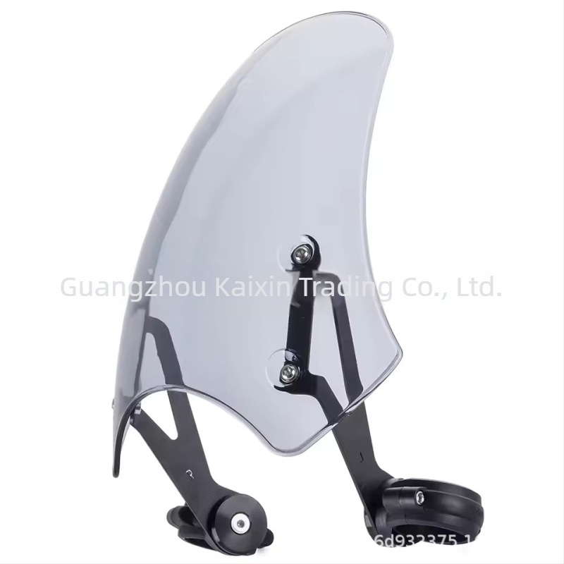 Μπροστινό παρμπρίζ Harley Dyna/Softail με βραχίονα στήριξης, PC υλικό, ανθεκτικό στη φθορά