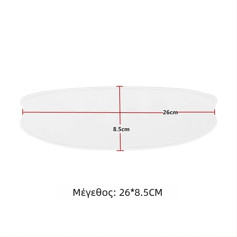 Αντιθαμβωτικό φιλμ κράνους HANSTATE TAC, UV προστασία, HD διαφάνεια, μακράς διάρκειας προστασία από θόλωμα