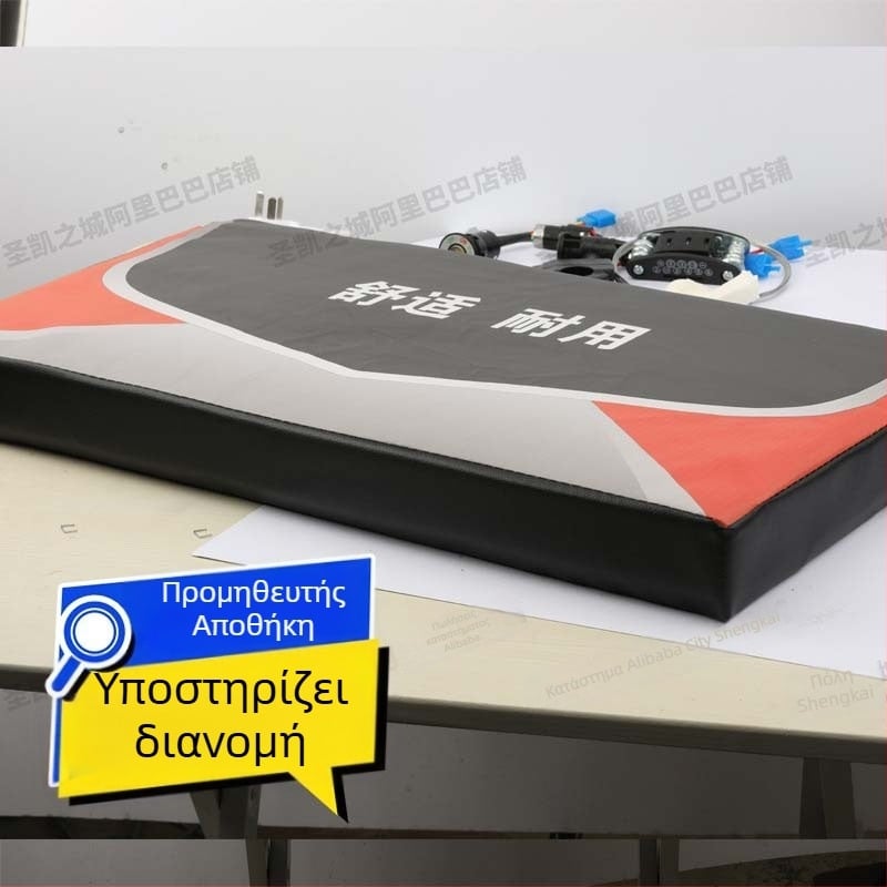 Κάθισμα μπροστινού οδηγού για ηλεκτρικό τρίκυκλο με ξύλινη βάση καθίσματος (PU υλικό, Όλες οι εποχές, Μη προσαρμόσιμο, Χωρίς λογότυπο)