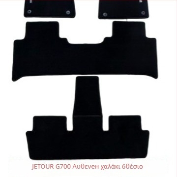 G700 νάιλον πατώματα αυτοκινήτου με εκτύπωση λογότυπου, μοκέτα, διαμόρφωση 6 θέσεων, δυνατότητα προσαρμογής