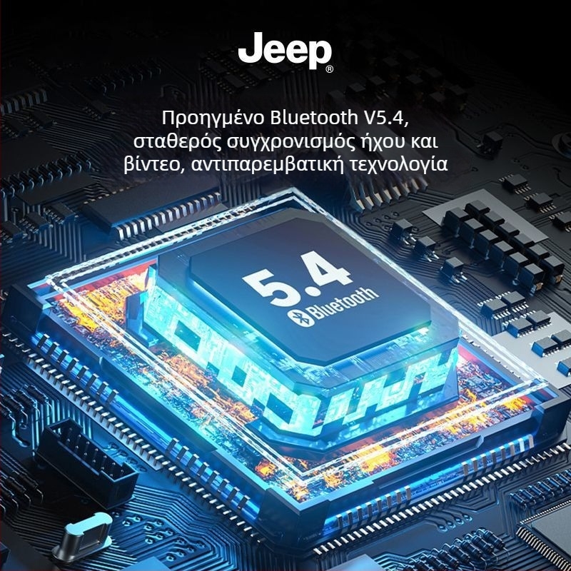 Ασύρματα Bluetooth ακουστικά με ψηφιακή οθόνη, over-ear σχεδίαση για αθλητισμό, Bluetooth 5.4, IPX5, αυτονομία 4–8 ωρών