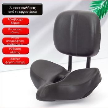 Σέλα ηλεκτρικού ποδηλάτου από PU, ανθεκτική στη φθορά, αδιάβροχη, με χοντρή επένδυση και γέμισμα από βαμβάκι