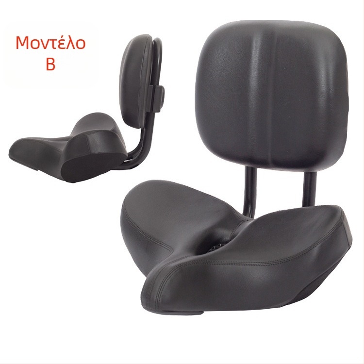 Σέλα ηλεκτρικού ποδηλάτου από PU, ανθεκτική στη φθορά, αδιάβροχη, με χοντρή επένδυση και γέμισμα από βαμβάκι