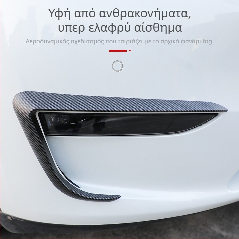 Διακοσμητικό πλαίσιο φαναριών και φρύδι προβολέα για Tesla Model Y – ABS μαύρο εξάρτημα τροποποίησης αυτοκινήτου