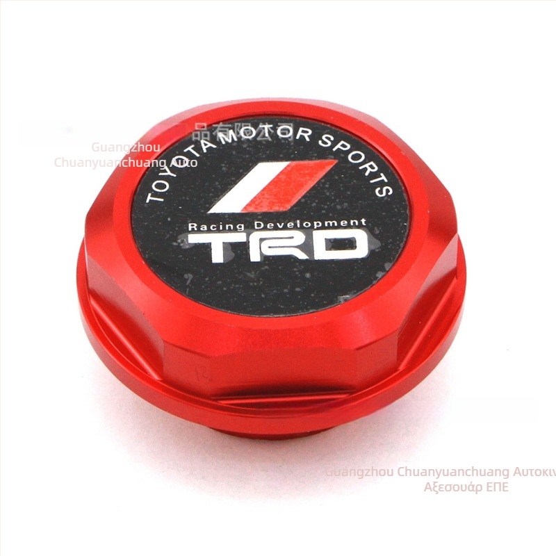 TR-τροποποιημένο καπάκι λαδιού για αυτοκίνητα Toyota, από κράμα αλουμινίου, ανθεκτικό σε υψηλές θερμοκρασίες, καπάκι δεξαμενής καυσίμου με στεγανοποίηση